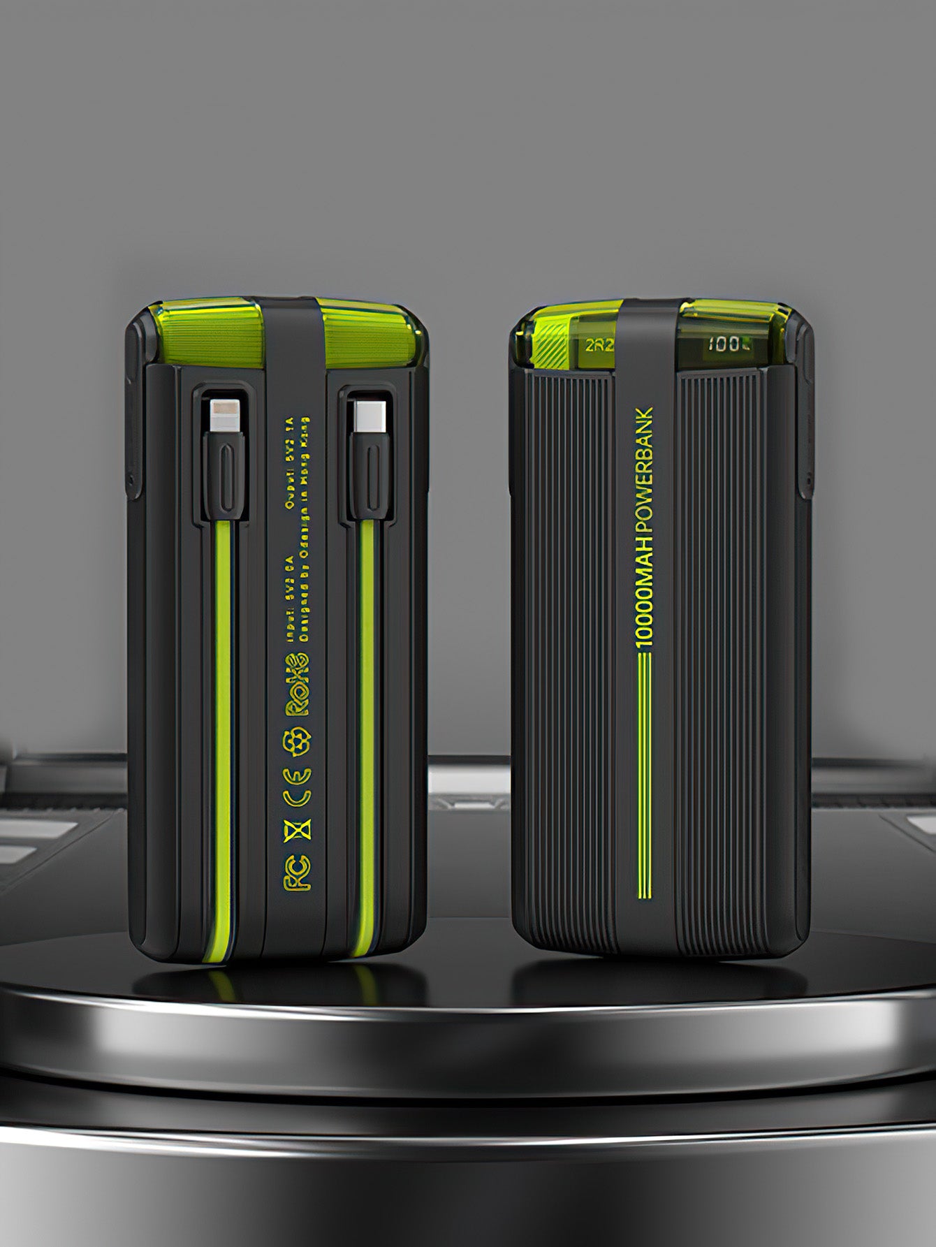 22.5W Super Fast Charging with Dual Built-in Cables - 4 Colours