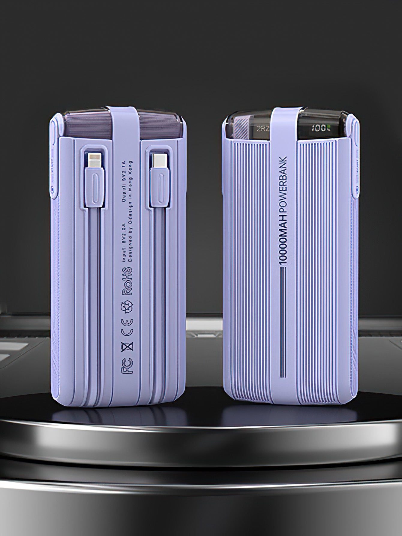 22.5W Super Fast Charging with Dual Built-in Cables - 4 Colours