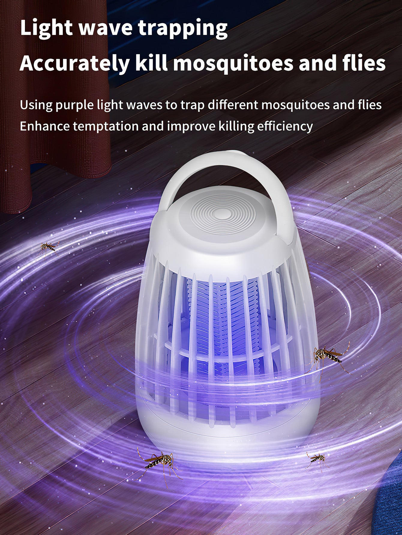 Electric Mosquito Zapper Lamp: Your Ultimate Indoor and Outdoor Pest Solution - 2 Colours