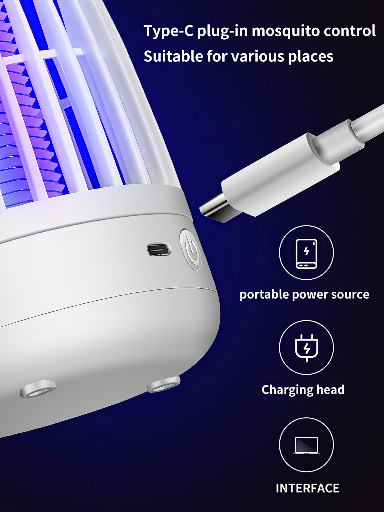 Electric Mosquito Zapper Lamp: Your Ultimate Indoor and Outdoor Pest Solution - 2 Colours
