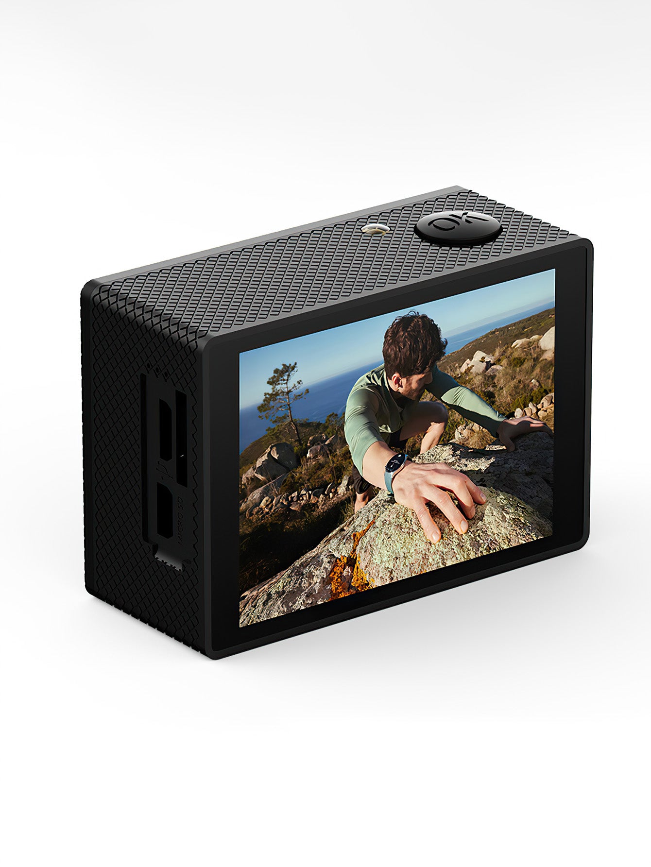 4K Action Camera – Mini, Waterproof, and Stabilized for Outdoor Adventures