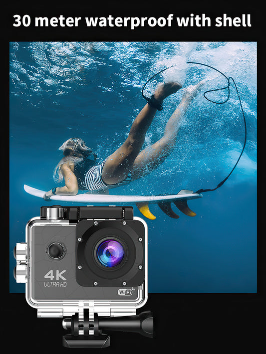 HD Mini Waterproof Sports Camera - Multifunctional WiFi-enabled Cycling DV